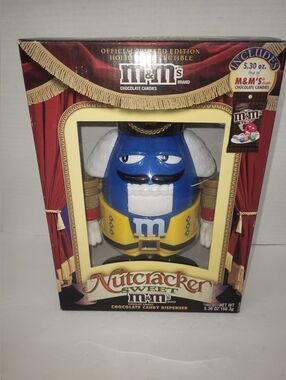 M&M Nutcracker Candy Dispenser Limited Edition In Original Box